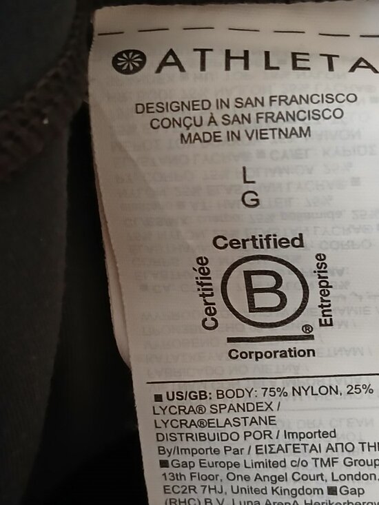 Athleta Elation Straight Leg Pant Size Large - Picture 8 of 8